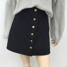 Load image into Gallery viewer, Denim Skirt Spring Summer Women Short A-line Buttom Skirts High Waist Slim Pocket Clothes For Female Causal Summer Women Skirt
